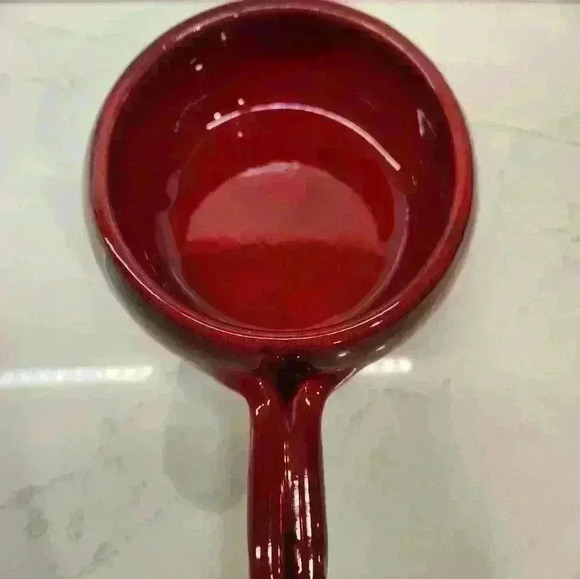 De Silva Terracotta Made in Italy‎ Red Black Ombré Soup Bowls Baking Oven Dish - Picture 8 of 10